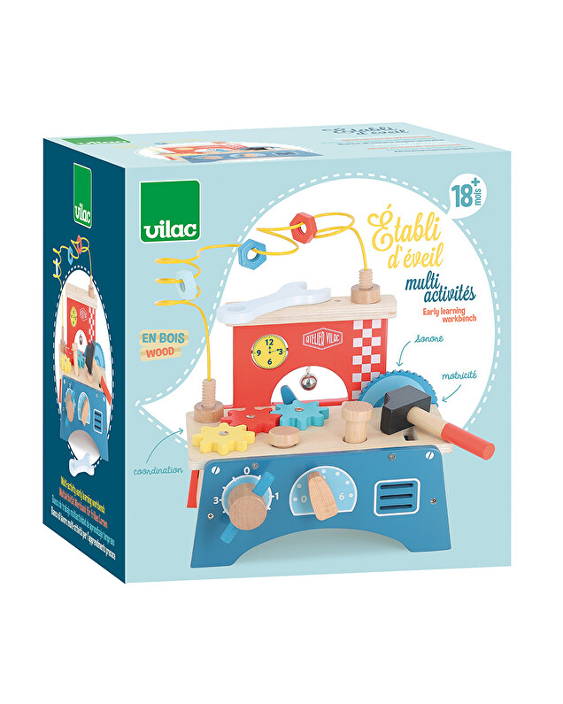 Multi-activity activity workbench Wooden  Vilac