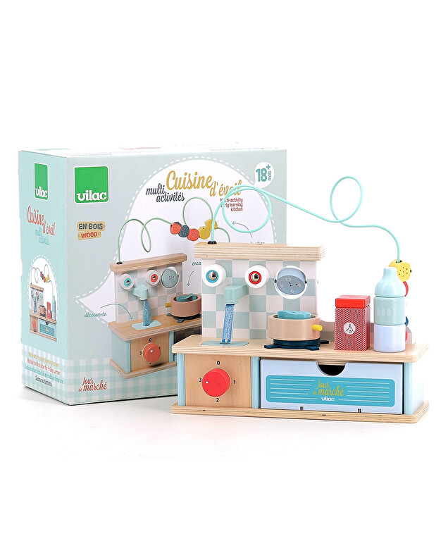 Multi-activity learning kitchen Wooden Vilac