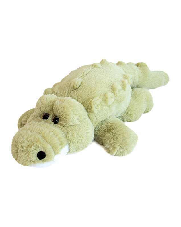 Crocodile soft toy 60 cm Green color Histoire d'Ours