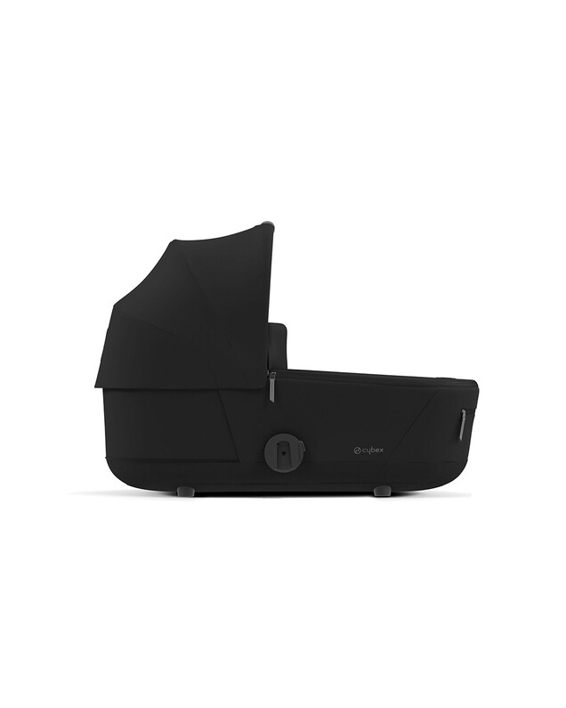 MIOS pushchair carrycot pack with rosegold frame Deep black colour  Cybex