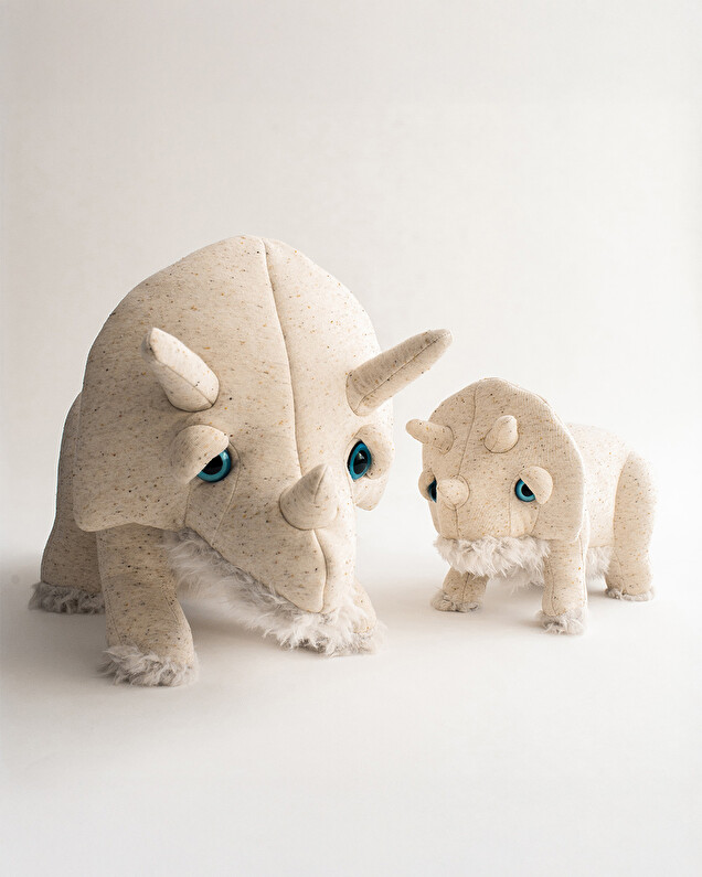 Trino soft toy 64 cm Ivory color Bigstuffed