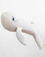 Whale soft toy 56 cm Albino color  Bigstuffed