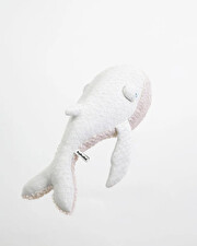 Whale soft toy 56 cm Albino color  Bigstuffed