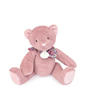 Teddy bear 25 cm Pink color  Doudou et Compagnie