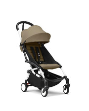 YOYO&sup3; pack 6+ pushchair with white frame Toffee colour