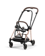 MIOS progressive pushchair pack with rosegold chassis Deep black color  Cybex