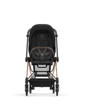 MIOS pushchair pack with rosegold frame Deep black color  Cybex