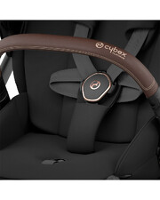 MIOS pushchair pack with rosegold frame Deep black color  Cybex
