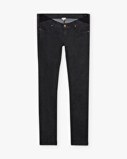 Low-rise slim maternity jeans Black color  Natalys