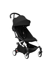 YOYO&sup3; pack 6+ pushchair with white frame Black colour  Stokke