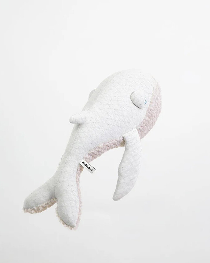 Whale soft toy 56 cm Albino color  Bigstuffed