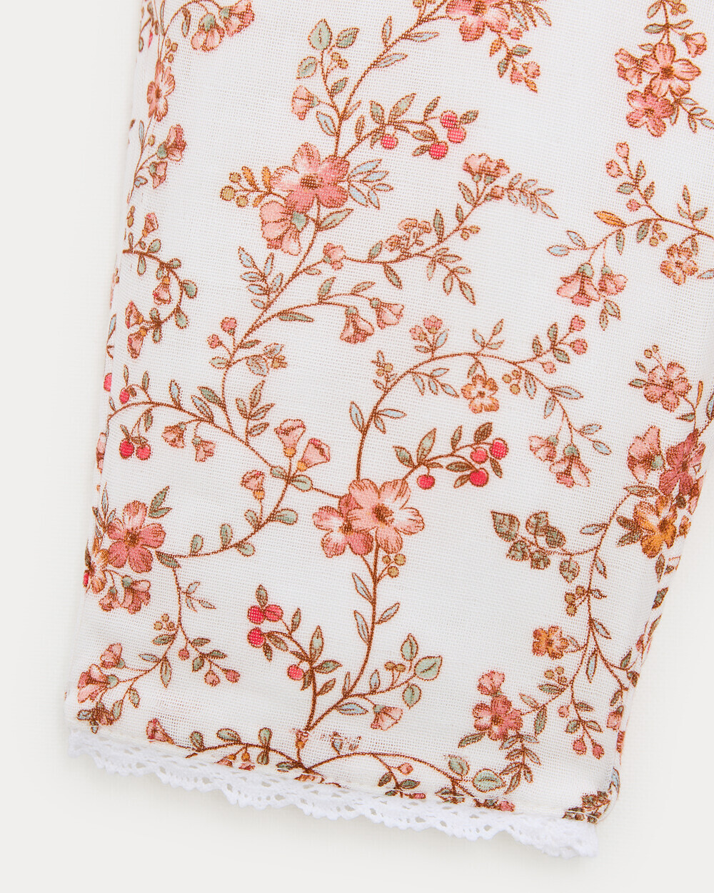 Paula cotton gauze trousers Arabesque print  Natalys