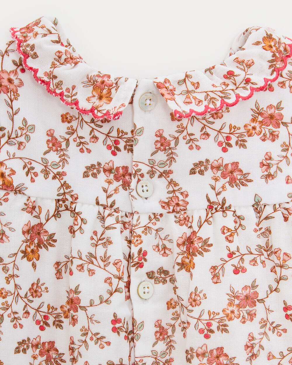 Augustine long jumpsuit in cotton gauze Arabesque print  Natalys
