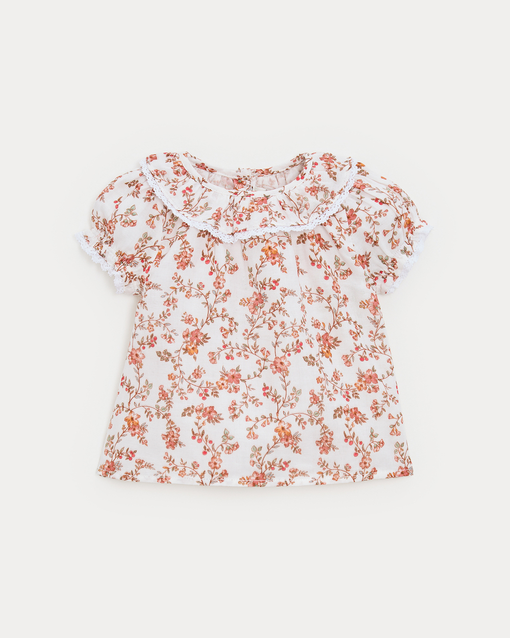 Thelma short-sleeved blouse Arabesque print  Natalys