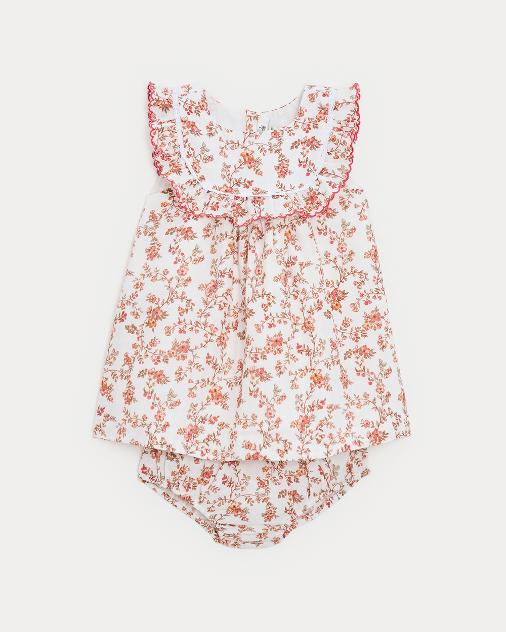 Coline ruffled dress Arabesque print  Natalys