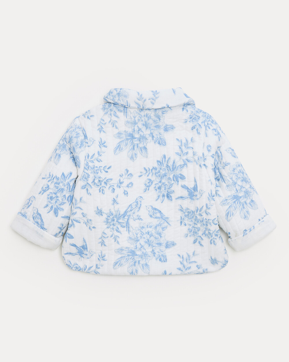 Janice quilted jacket Porcelain print  Natalys