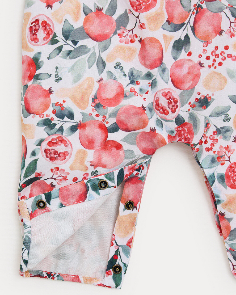 Phillipine long jumpsuit with straps Pomegranate print  Natalys