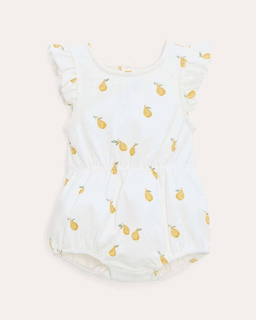 Albertine terry romper Pear print  Natalys