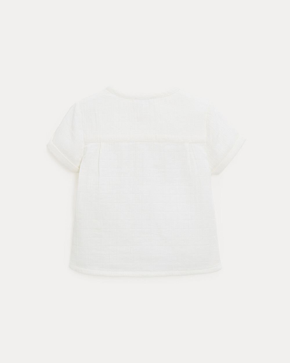 Theodore short-sleeved shirt Off-white colour  Natalys