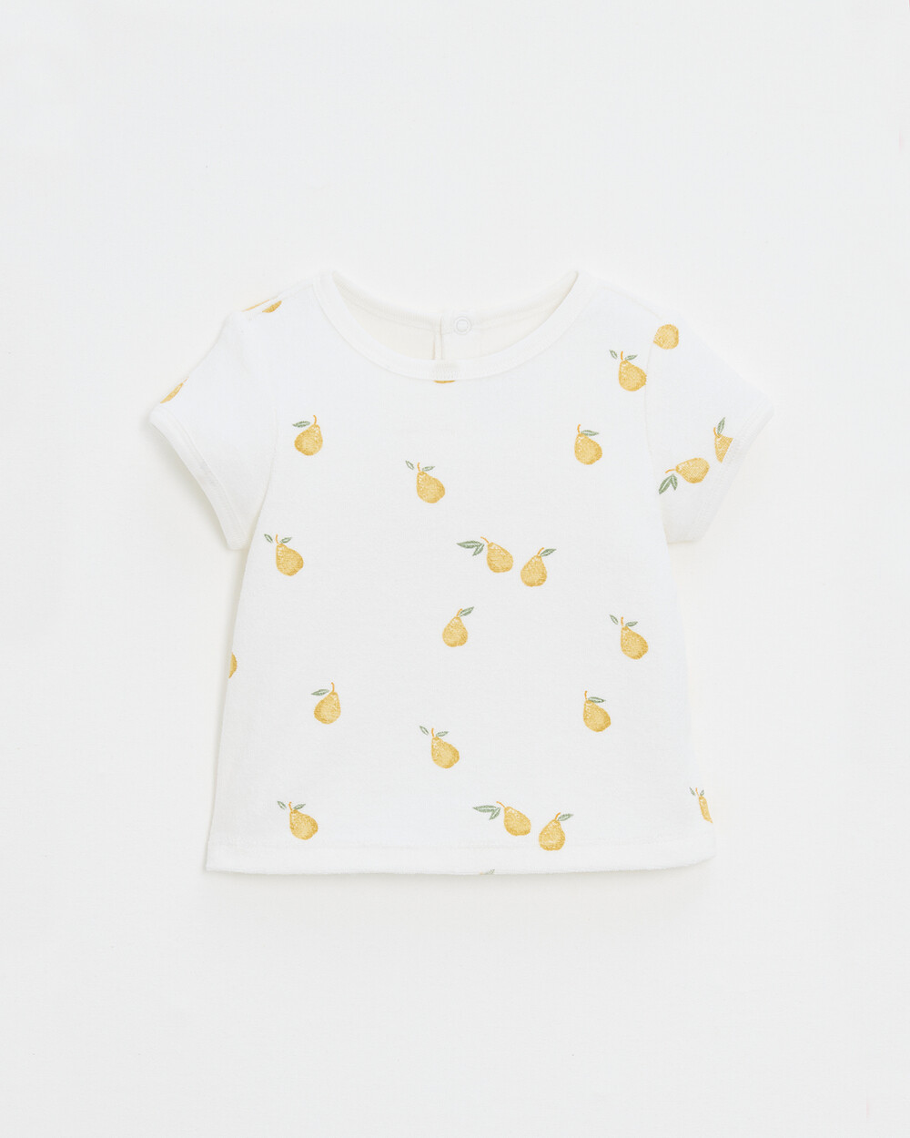 Lubin terrycloth short-sleeved T-shirt Pear print  Natalys
