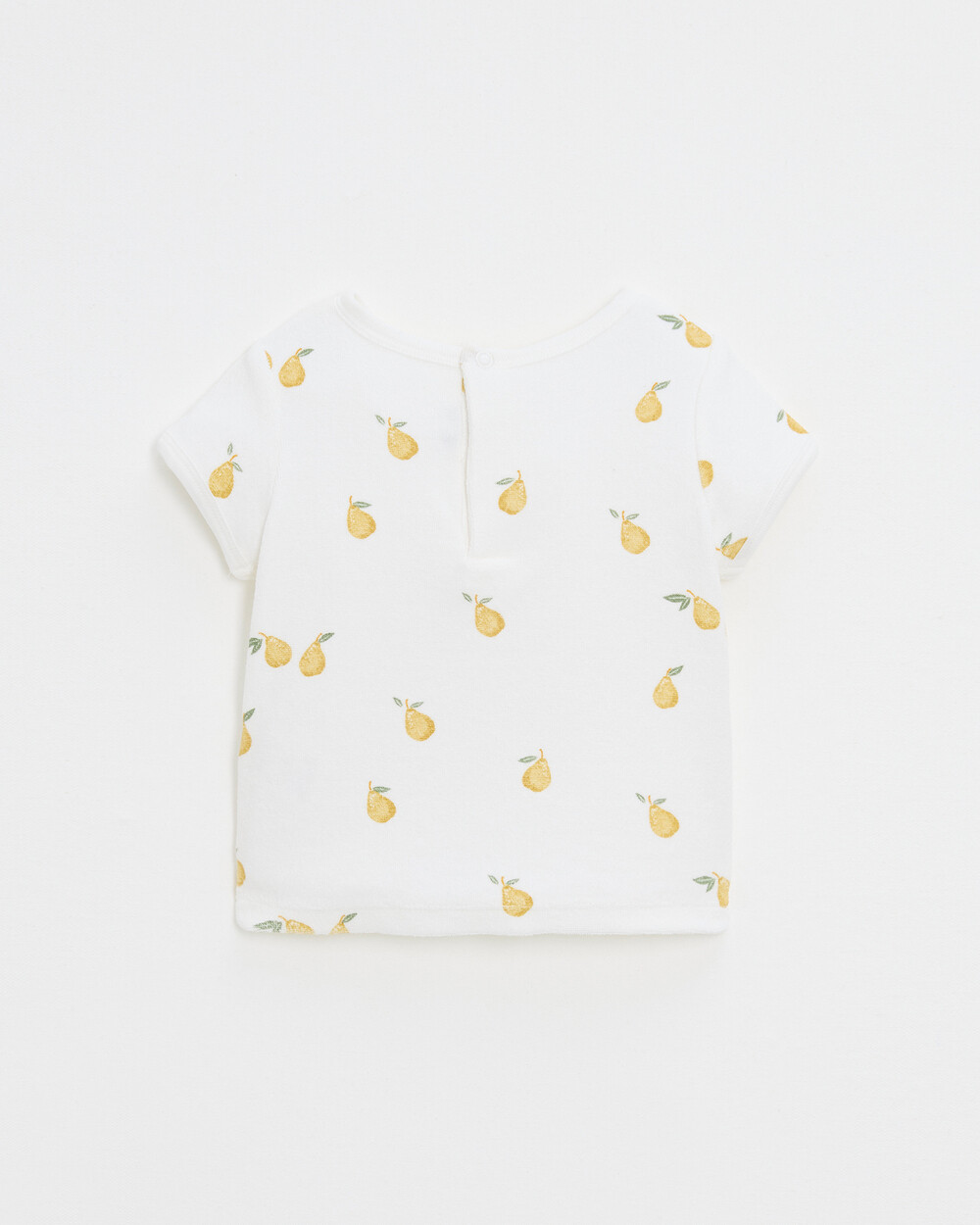 Lubin terrycloth short-sleeved T-shirt Pear print  Natalys