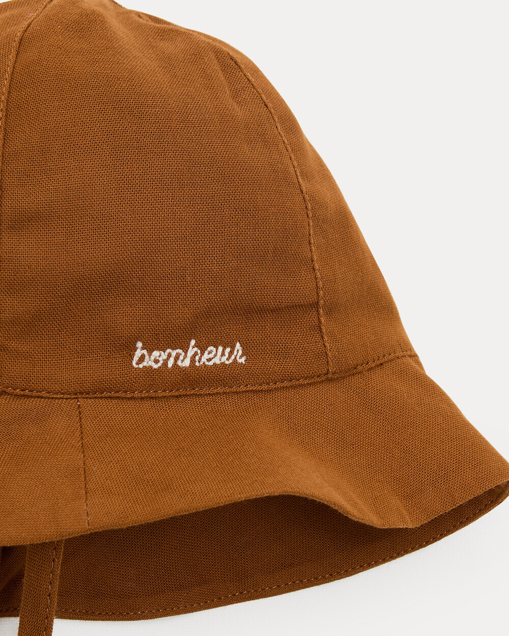 Mahault cotton gauze hat Hazelnut colour  Natalys