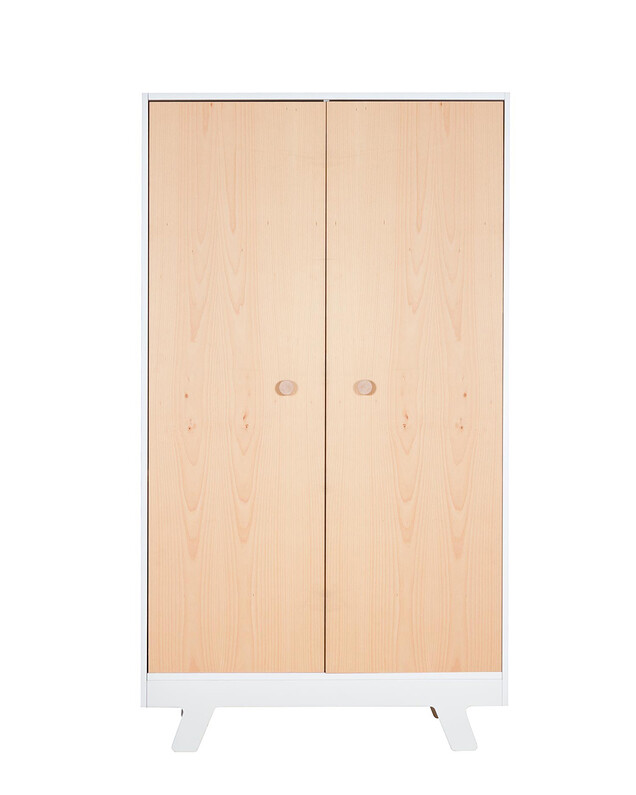 Lubin wardrobe Wood colour  Natalys