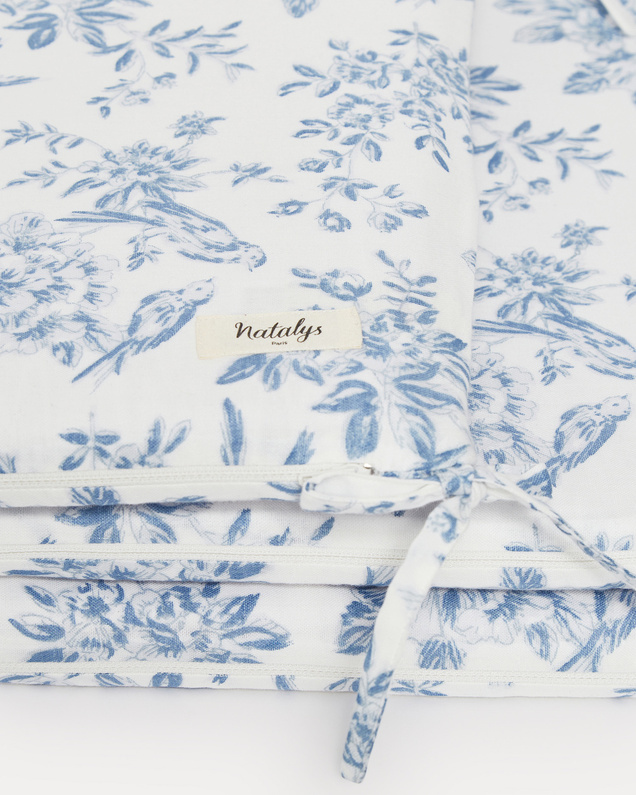 Leandre bumper pad Porcelain print Natalys