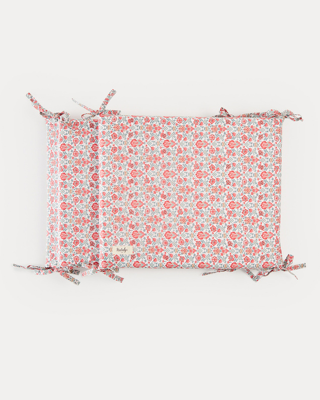 Leandre bumper pad Liberty fabric Natalys