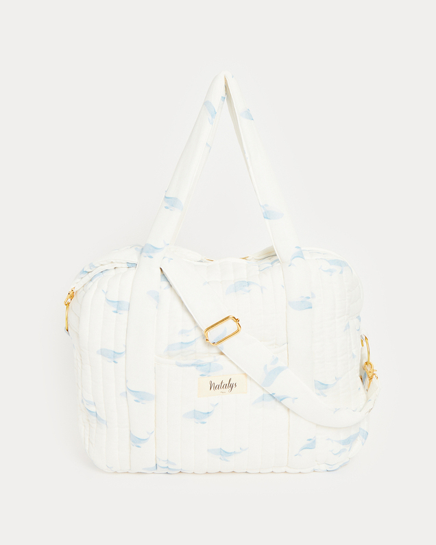 Auguste changing bag Whale print Natalys