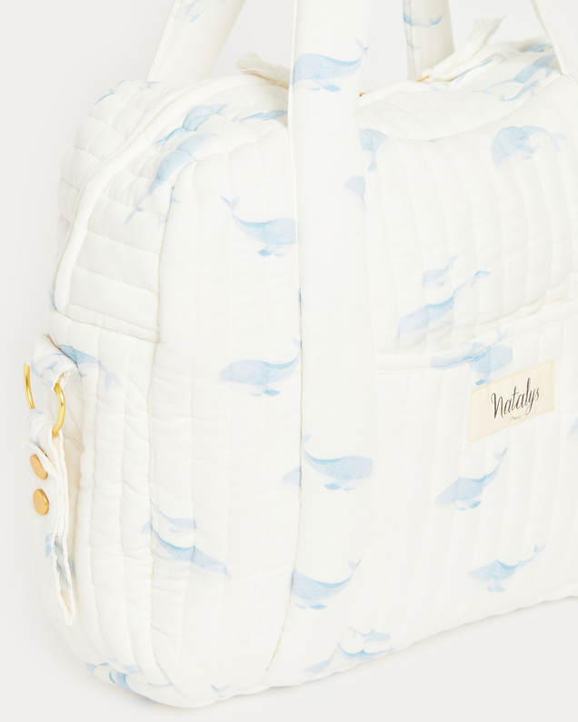Auguste changing bag Whale print Natalys