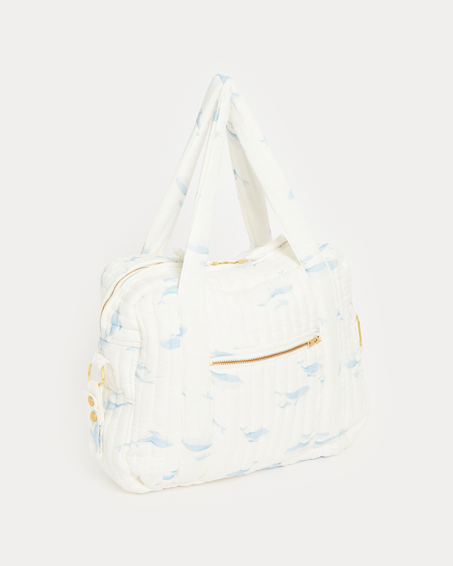 Auguste changing bag Whale print Natalys