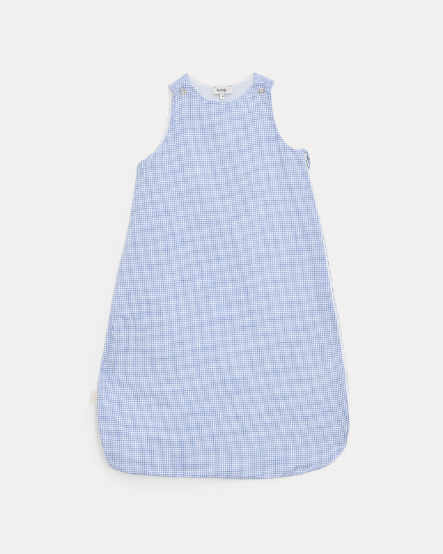 Maddy TOG 0.5 light sleeping bag Blue check print Natalys