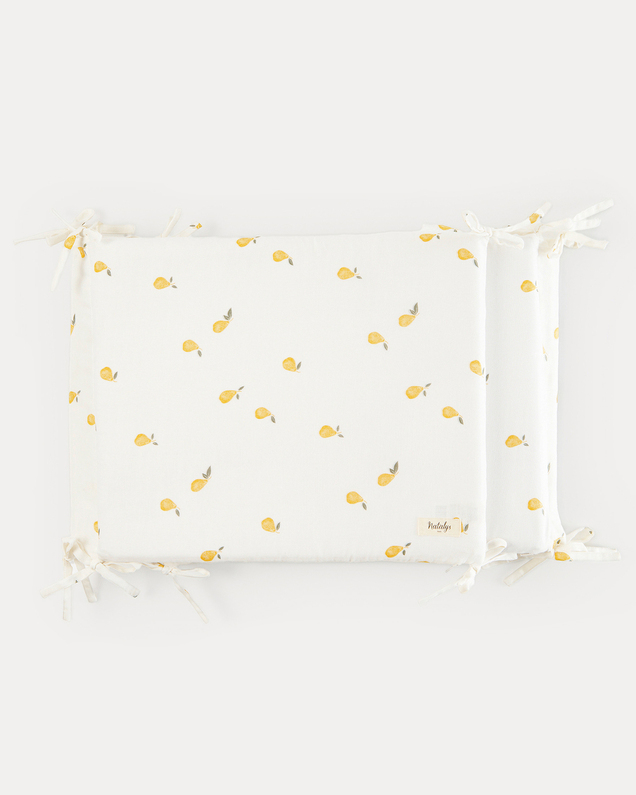 Leandre bumper pad Pear print Natalys