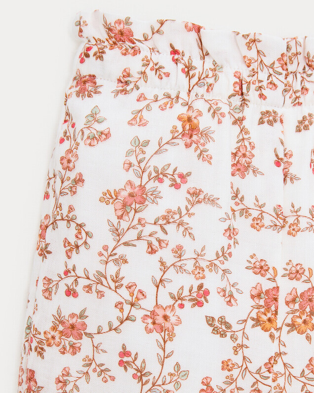 Paula cotton gauze trousers Arabesque print  Natalys