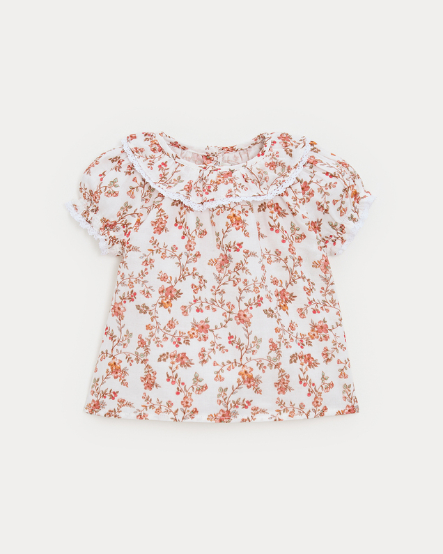 Thelma short-sleeved blouse Arabesque print  Natalys