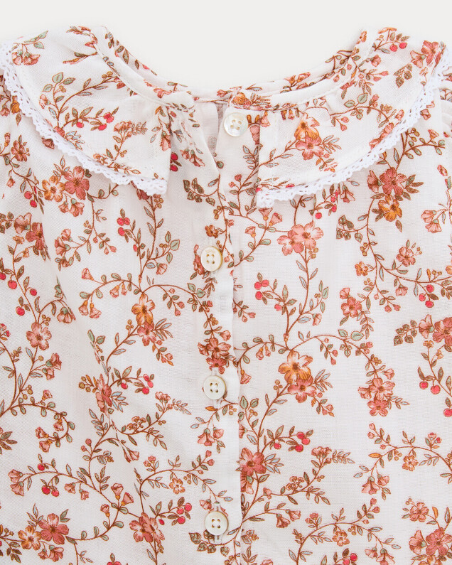 Thelma short-sleeved blouse Arabesque print  Natalys