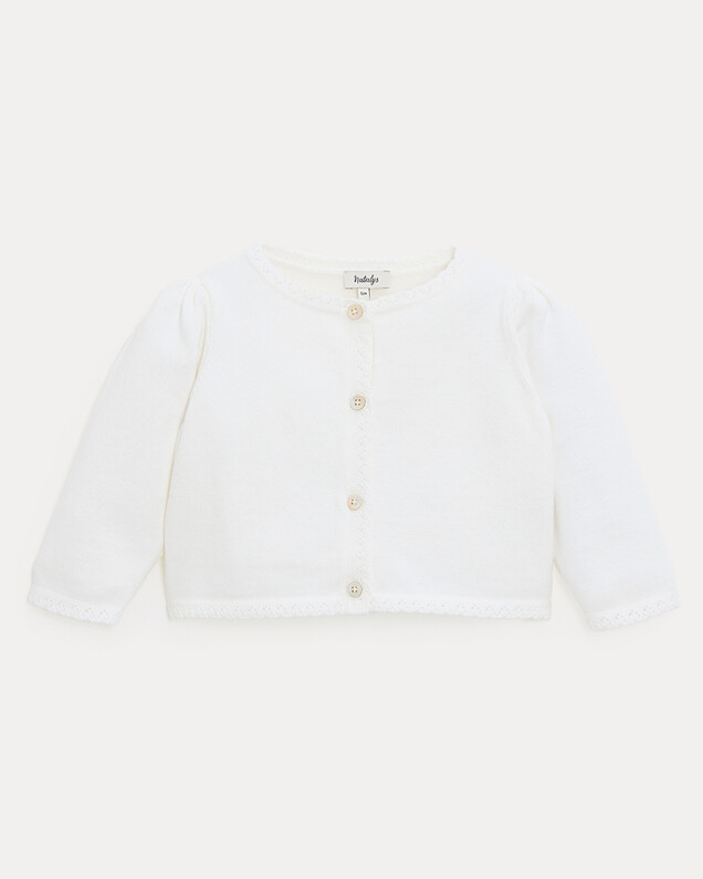 Victoire fancy cardigan Off-white colour  Natalys