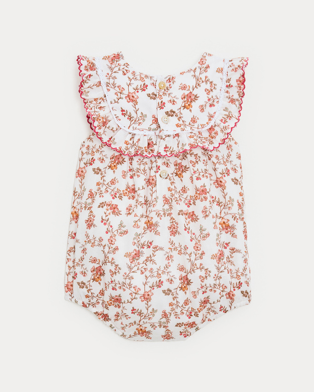 Célestine cotton gauze romper Arabesque print  Natalys