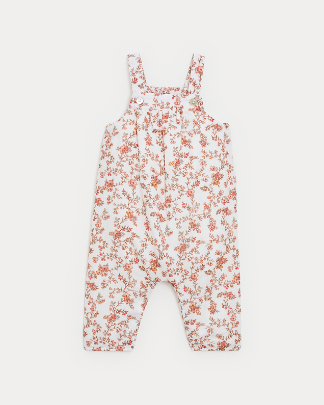 Phillipine long jumpsuit with straps Arabesque print  Natalys