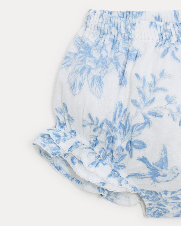 Zelie cotton gauze bloomer Porcelain print  Natalys