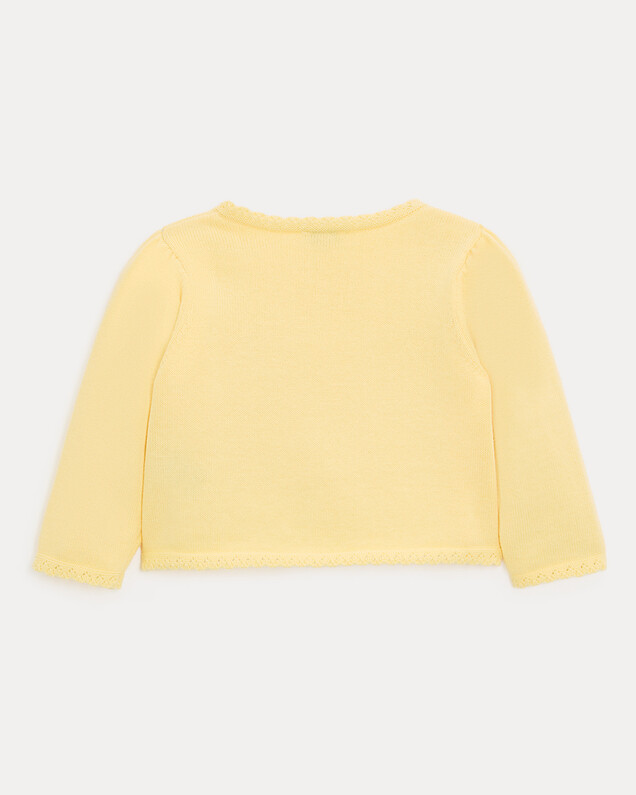 Victoire fancy cardigan Yellow colour  Natalys