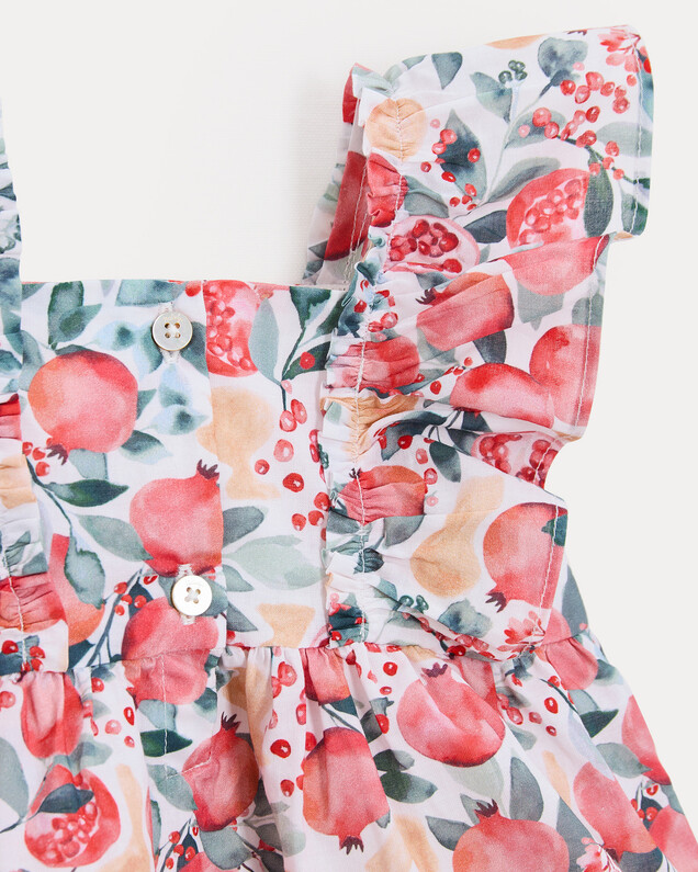 Eglantine sleeveless dress Pomegranate print  Natalys