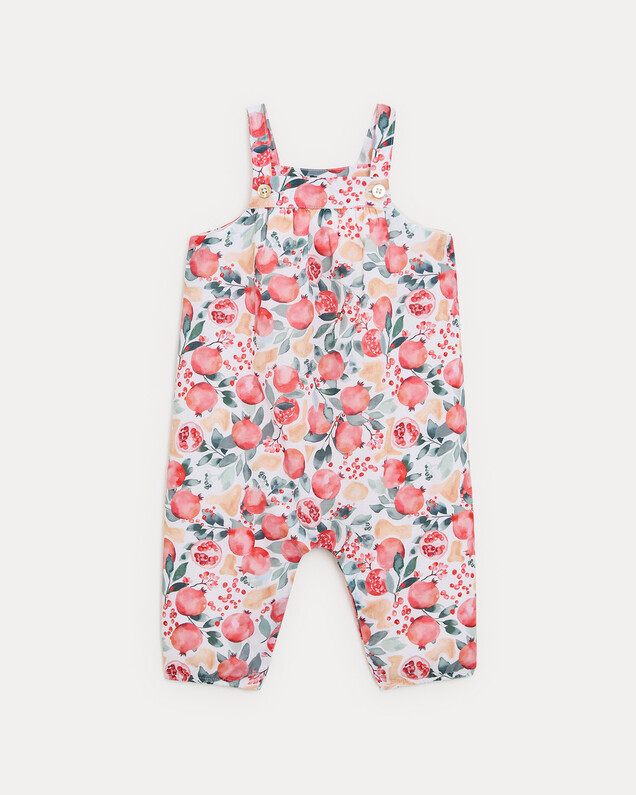 Phillipine long jumpsuit with straps Pomegranate print  Natalys