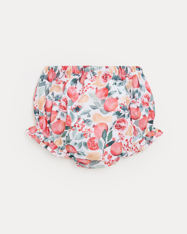 Zelie cotton voile bloomer Pomegranate print  Natalys