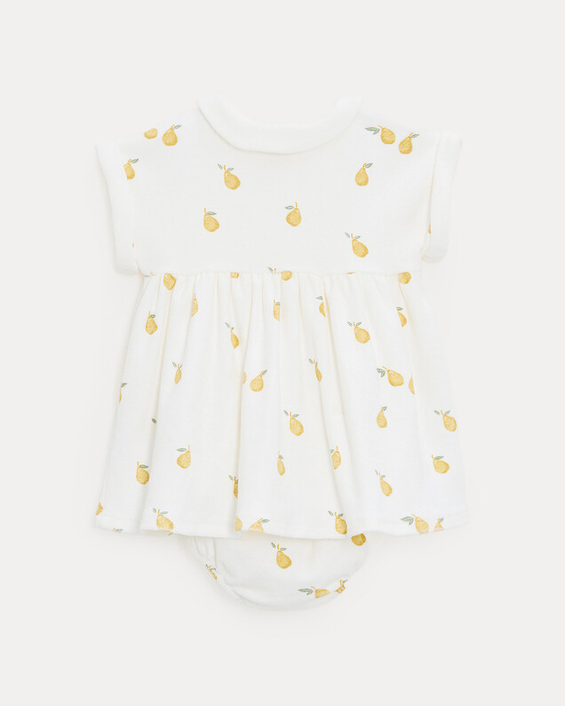 Leonie terry dress Pear print  Natalys