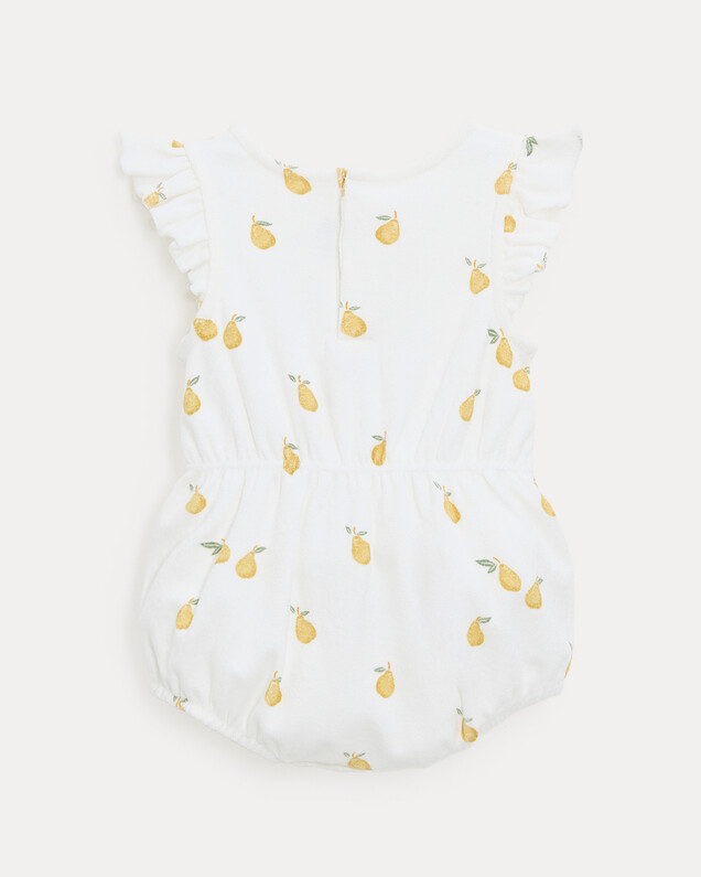 Albertine terry romper Pear print  Natalys