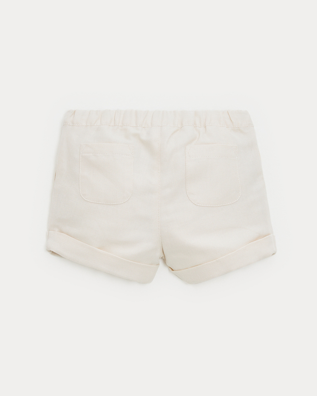 Noe twill shorts Beige colour  Natalys