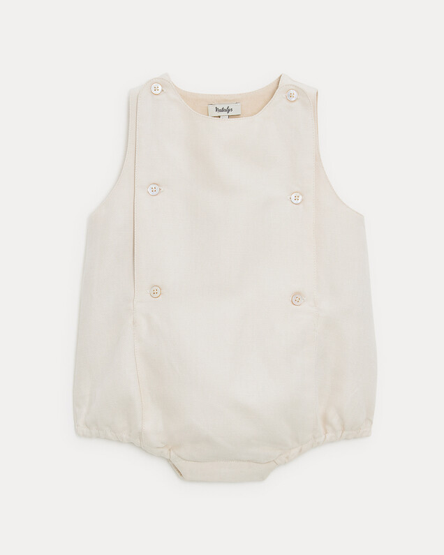 Honore twill romper Beige colour  Natalys