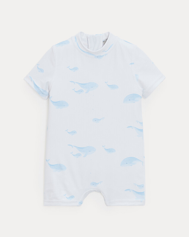 Marcel UV protection swimsuit Whale print  Natalys